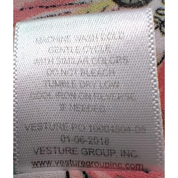 Chenault Women's Floral Light Blue Sleeveless Halter Blouse, Size Petite M - Picture 7 of 9